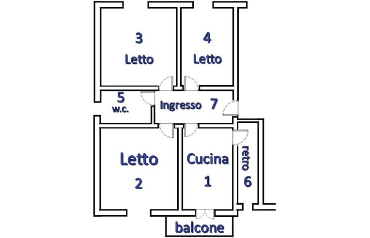 Appartamento in vendita a Voghiera, Via XX Gennaio 1960 2