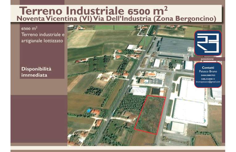 Terreno Edificabile Industriale in vendita a Noventa Vicentina