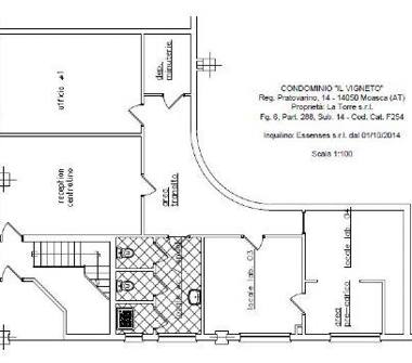 Ufficio in affitto a Moasca (Asti)