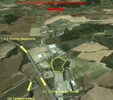 Terreno Edificabile Industriale in vendita a San Salvatore Monferrato (Alessandria)