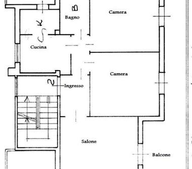 Trilocale in vendita a Roma, Zona Casilina