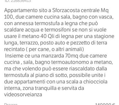 Appartamento in vendita a Macerata, Frazione Sforzacosta, SP78 7