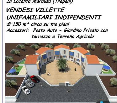 Villetta a schiera in vendita a Trapani, Frazione Marausa