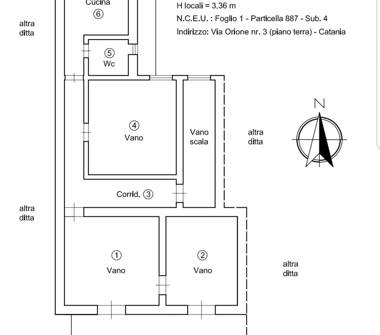 Trilocale in vendita a Catania, Zona San Giovanni Galermo