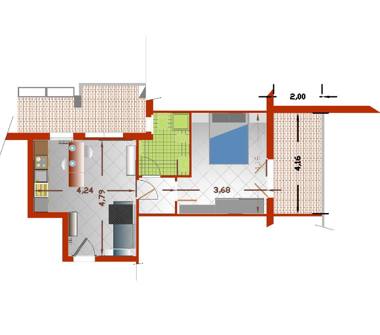 Bilocale in vendita a Prato, Zona Ciliani