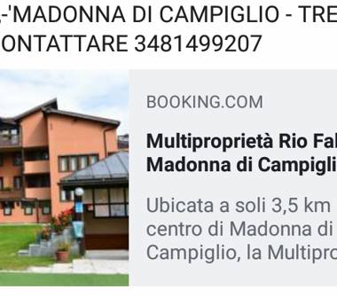 Offerta Vacanze Residence a Pinzolo, Frazione Madonna Di Campiglio