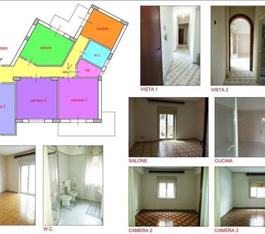 Appartamento in vendita a Messina, Frazione Camaro