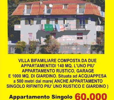 Villa in vendita a Acquappesa (Cosenza)