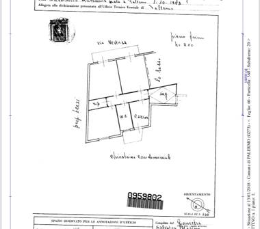Trilocale in affitto a Palermo, Zona Montegrappa