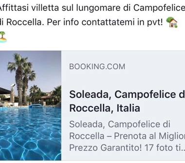 Affitto Villa Vacanze a Campofelice di Roccella (Palermo)