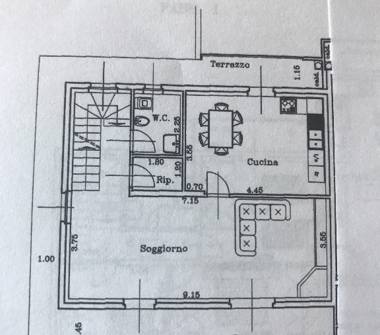 Villetta a schiera in vendita a Rive D'Arcano, Frazione Rodeano
