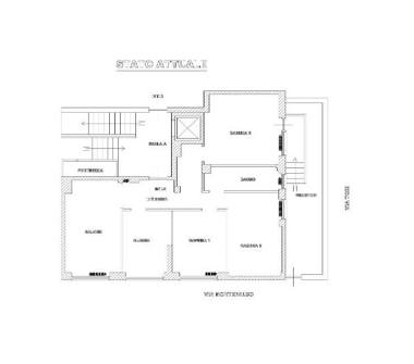 Quadrilocale in vendita a Roma, Zona Alberone, Via Montefalco 40