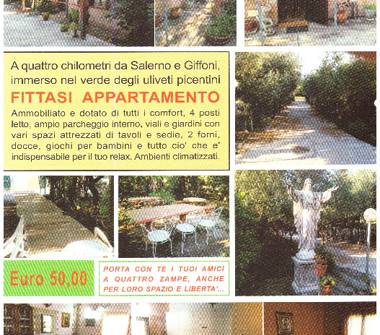 Affitto Rustico/Casale Vacanze a Giffoni Valle Piana (Salerno)