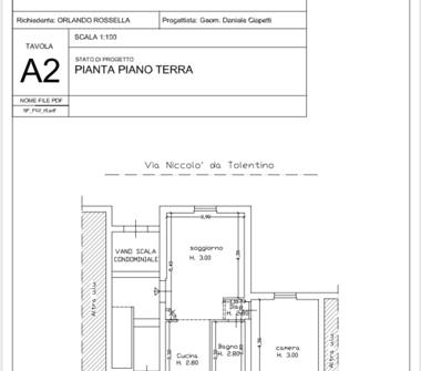 Trilocale in vendita a Firenze, Zona Careggi, Via Niccolò da Tolentino 30