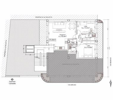 Trilocale in affitto a Catania, Zona Ognina, Via Anfuso 2