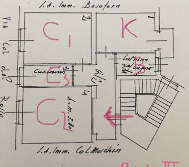 Quadrilocale in affitto a Milano, Zona Bocconi, Via Col Moschin 9