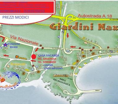 Affitto Appartamento Vacanze a Giardini-Naxos, Frazione Recanati, porticato sn