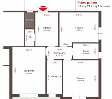 Appartamento in vendita a Lucca, Zona Sant'Anna, Via G. Giorgi 158