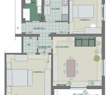 Trilocale in affitto a Rho (Milano)