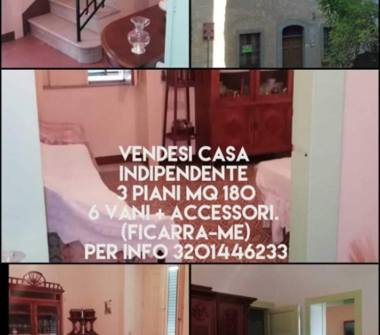 Casa indipendente in vendita a Ficarra (Messina), Piazza Santa Caterina 6