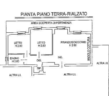 Trilocale in affitto a Ferrara, Zona Via Bologna, Via Gian Battista Canonici 9