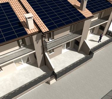 Villetta a schiera in vendita a Sarego, Frazione Meledo Alto, Via degli Arnaldi 43