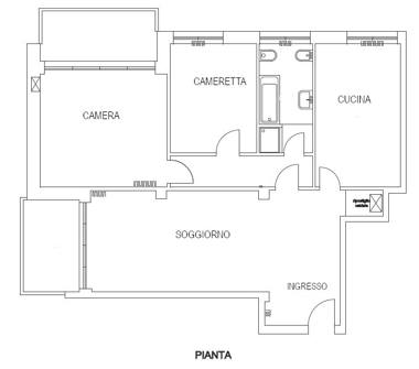 Trilocale in vendita a Cassano Magnago (Varese)