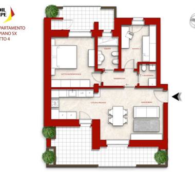 Quadrilocale in vendita a Altamura (Bari), vis parco del vechio bovio 19
