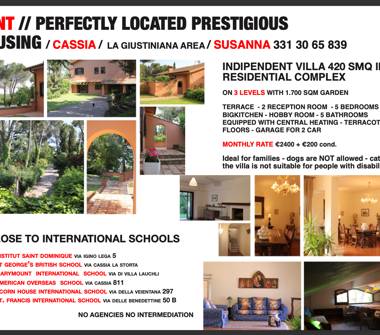 Villa in affitto a Roma, Zona Romanina, Via Italo Piccagli 1