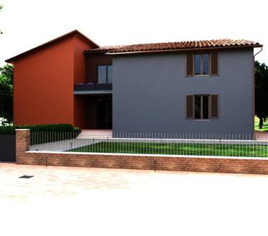 Villetta a schiera in vendita a Cannara, Frazione Vocabolo Collemancio, Martiri di Modena 1 1