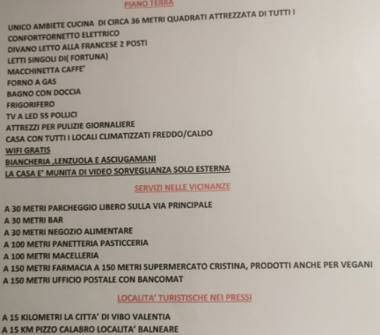 Affitto Casa Vacanze a Filogaso (Vibo Valentia)