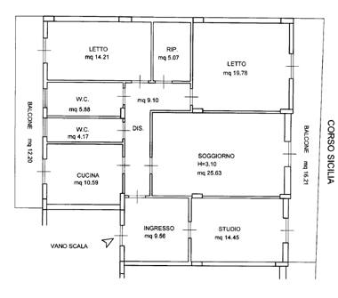 Appartamento in vendita a Torregrotta, Frazione Scala, Corso Sicilia 85