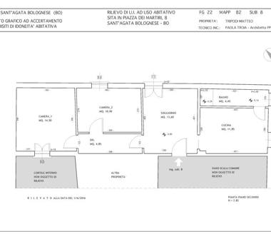 Quadrilocale in affitto a Sant'Agata Bolognese (Bologna), piazza dei martiri 8