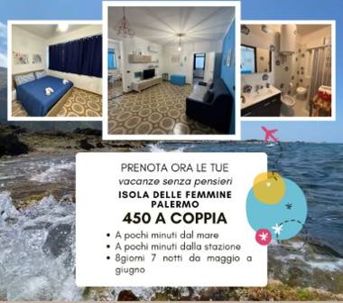 Affitto Appartamento Vacanze a Isola delle Femmine (Palermo), Via Alessandro Volta 44
