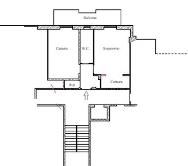 Bilocale in affitto a Andora (Savona), Via Santa Lucia 14