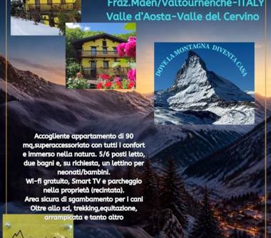 Affitto Appartamento Vacanze a Valtournenche, Frazione Maen