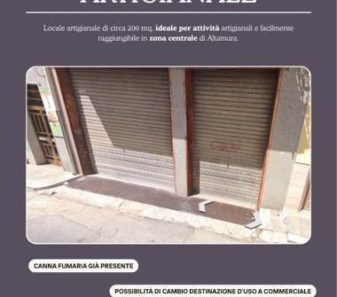 Laboratorio in affitto a Altamura (Bari)