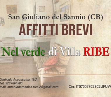 Affitto Appartamento Vacanze a San Giuliano del Sannio, Frazione Contrada Acquasalsa