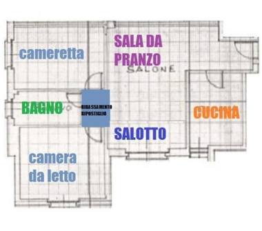 Trilocale in affitto a Cormano (Milano), Via Nino Bixio 8