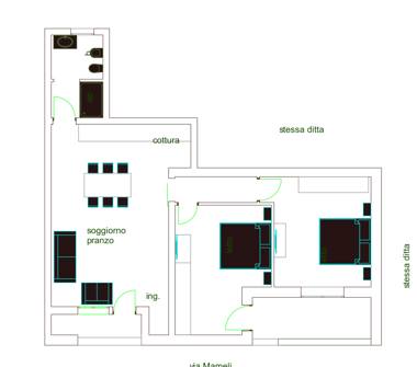 Trilocale in vendita a Lizzanello, Frazione Merine, Via Goffredo Mameli 1