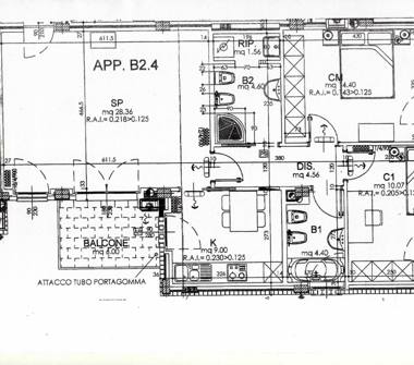 Trilocale in affitto a Bergamo, Zona Conca Fiorita, Via Vincenzo Cesati 5