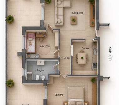 Quadrilocale in vendita a Cassino (Frosinone), Via Casilina Nord 157
