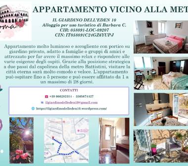 Affitto Appartamento Vacanze a Roma, Zona Romanina, Via Giuseppe de Luca 10