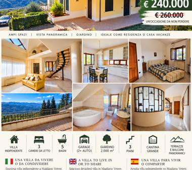 Villa in vendita a Magliano Vetere (Salerno), SP13b 25