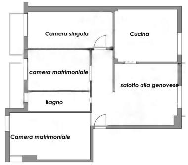 Appartamento in vendita a Genova, Zona Foce