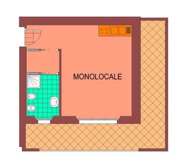 Monolocale in vendita a Settimo Milanese, Frazione Seguro