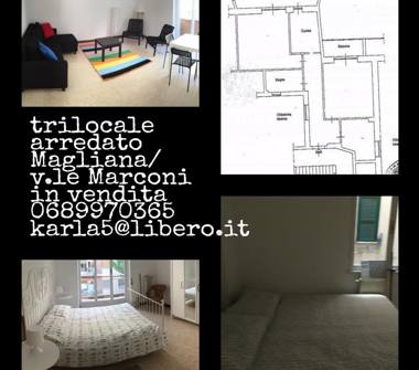 Trilocale in vendita a Roma, Zona Magliana