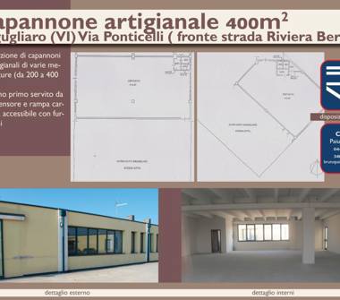 Capannone in vendita a Agugliaro (Vicenza)